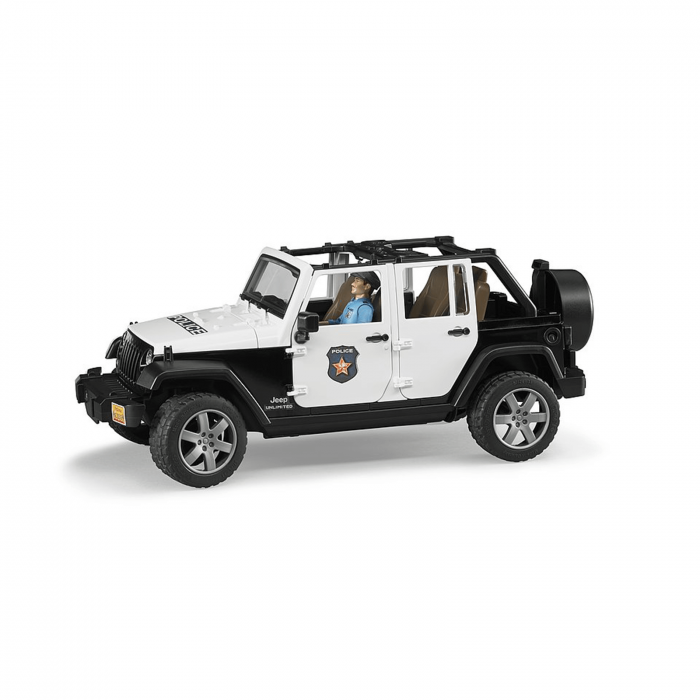 Jucarie - Masina de politie Jeep Wrangler Unlimited Rubicon 02526 Bruder 02526 [3]