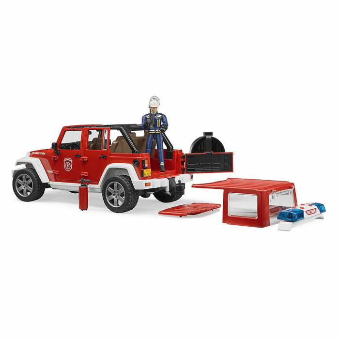 Mașină de pompieri Jeep Wrangler Rubicon cu accesorii [4]