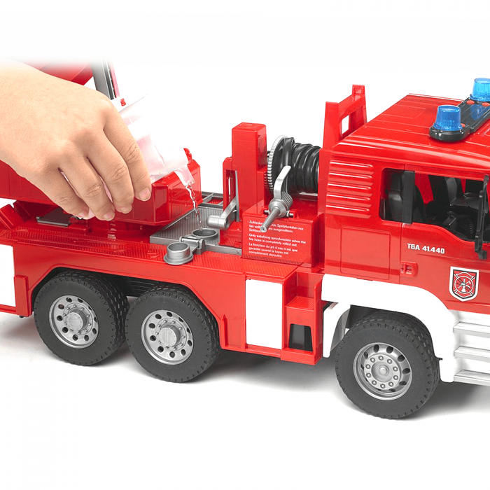 Mașină de pompieri MAN TGA cu scară rotativă și modul de sunet și lumini [2]