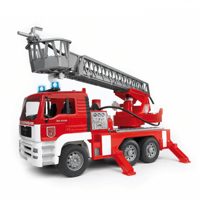 Mașină de pompieri MAN TGA cu scară rotativă și modul de sunet și lumini [1]