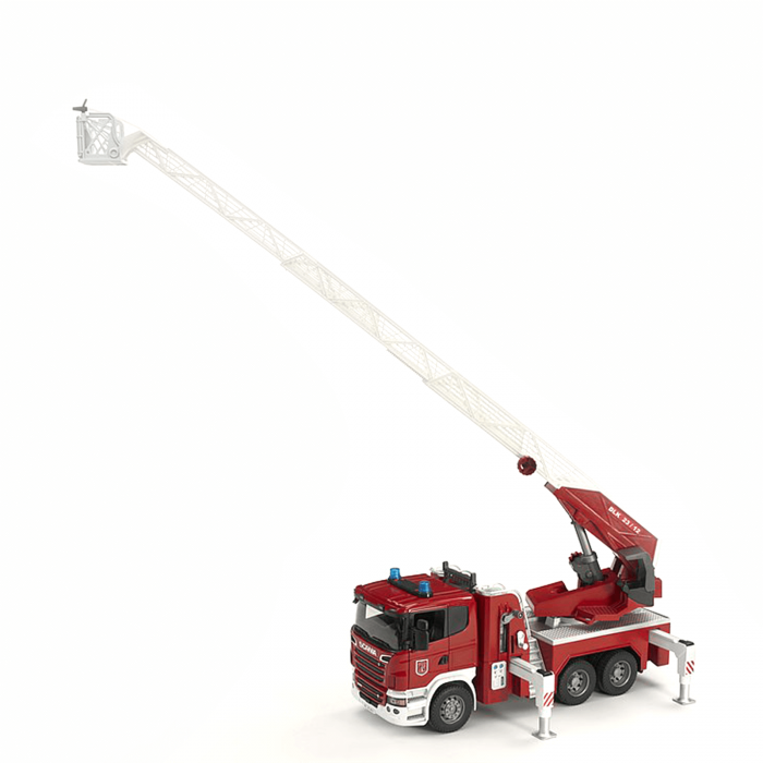 Masina de pompieri Scania seria R cu pompa de apa, scara rotativa, modul de sunet si lumini  [3]
