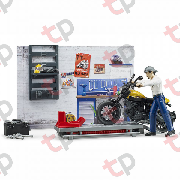 Jucarie - Set atelier de service cu motociclete Ducati 62102   [5]