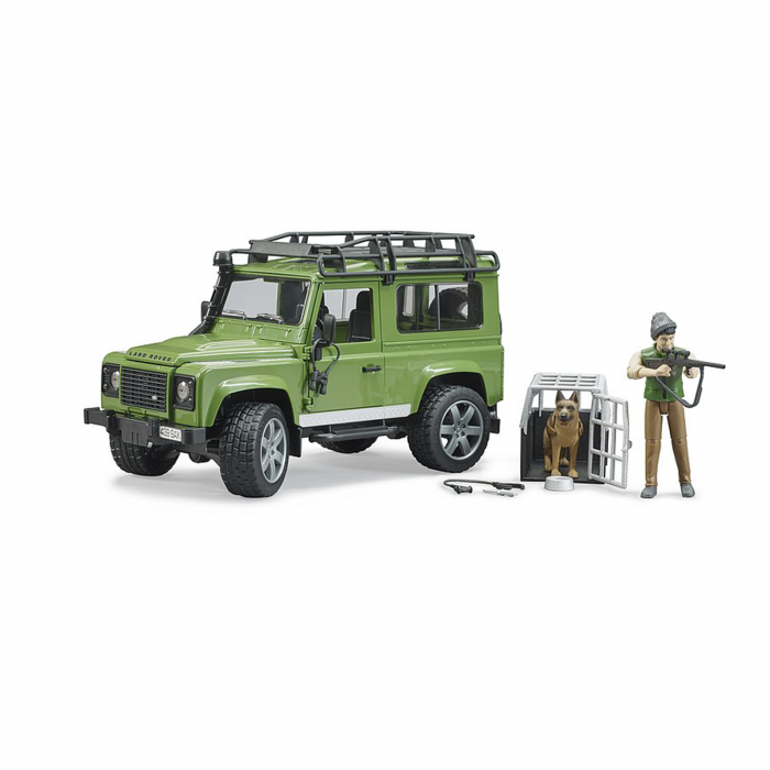 Jucarie - Masina de teren Land Rover Defender cu padurar 02587   [2]
