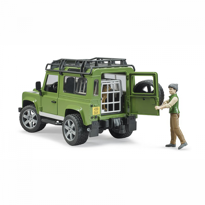 Jucarie - Masina de teren Land Rover Defender cu padurar 02587   [3]