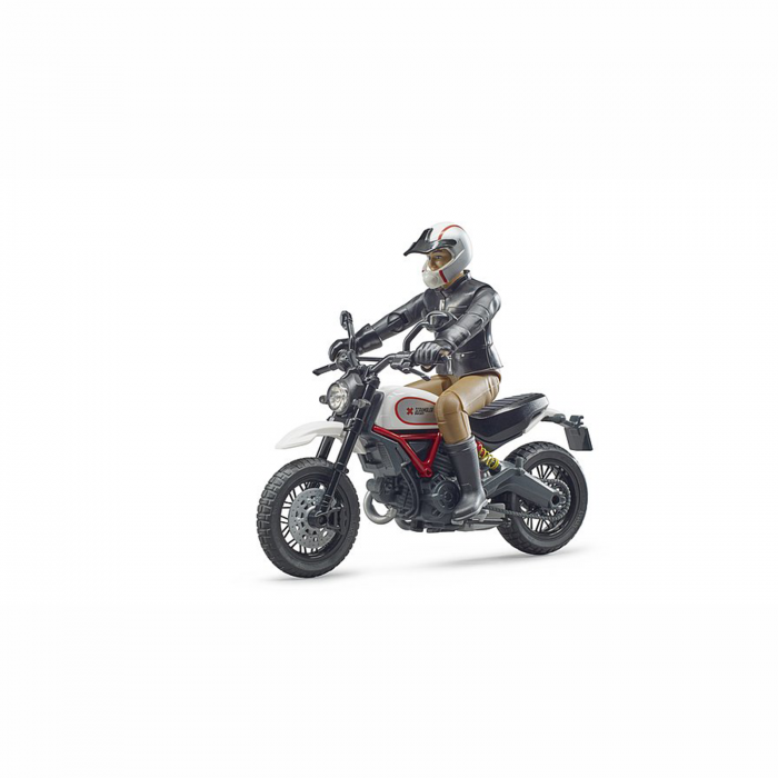 Motocicletă Ducati Desert Sled cu figurină motociclist [1]