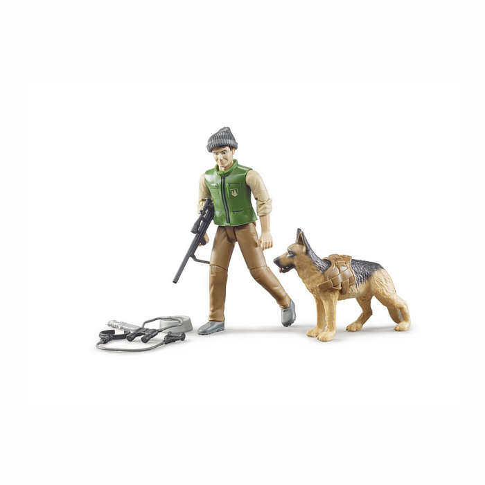 Jucărie - Pădurar cu câine și echipament [3]