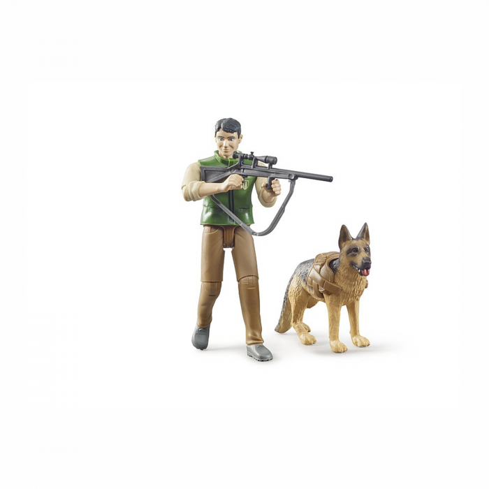 Jucărie - Pădurar cu câine și echipament [2]
