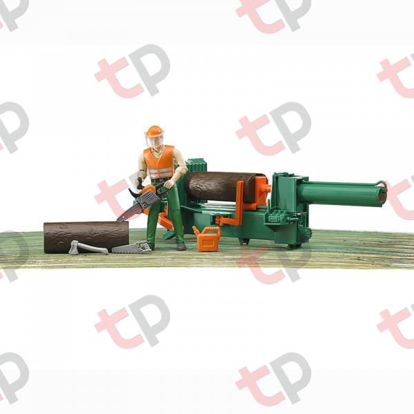 Jucarie - Set Figurina lucrator forestier cu accesorii 62650 Bruder 62650   [4]