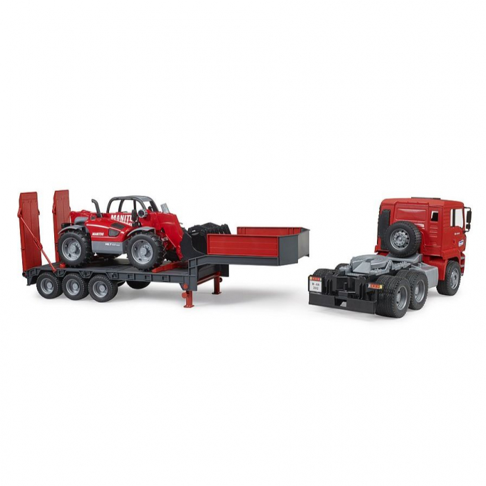 Jucarie - Camion MAN TGA cu incarcator telescopic Manitou MLT 633 02774   [4]