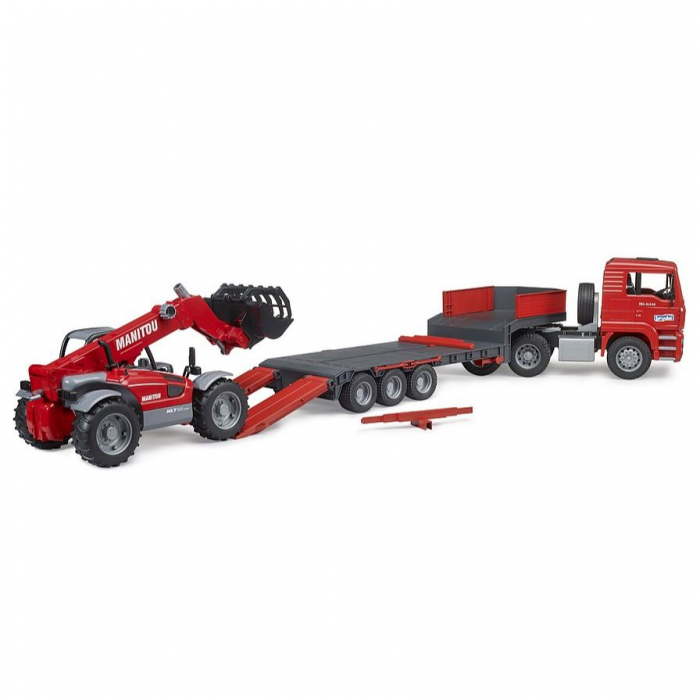 Jucarie - Camion MAN TGA cu incarcator telescopic Manitou MLT 633 02774   [5]