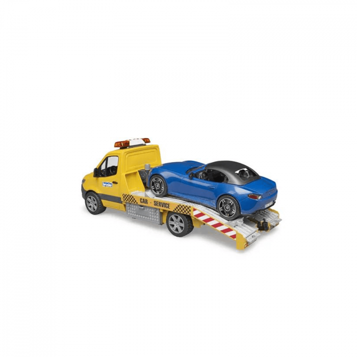 Jucarie - Autoplatforma MB Sprinter cu masina Roadster si modul de sunet si lumini 2675 [5]