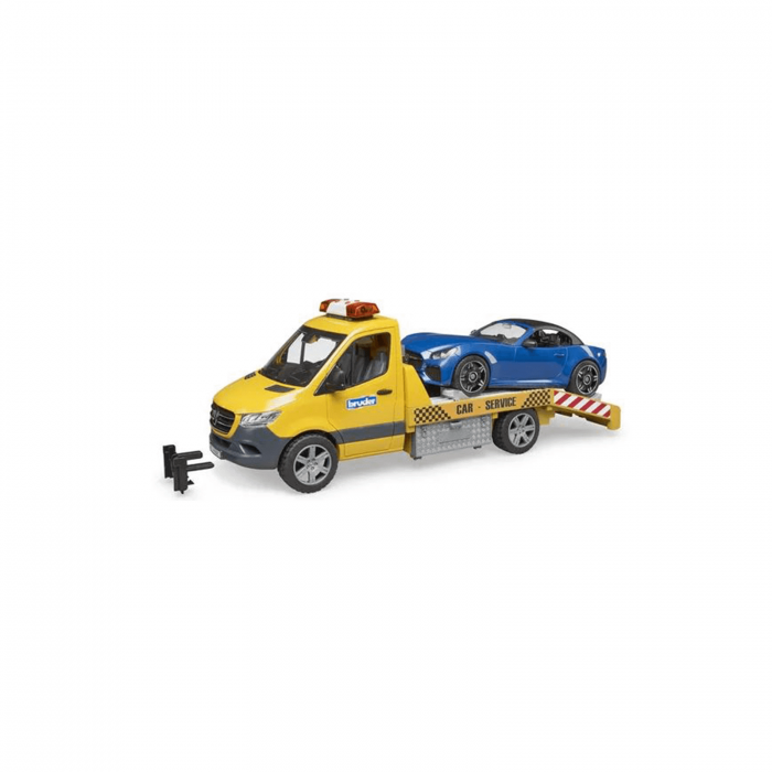 Jucarie - Autoplatforma MB Sprinter cu masina Roadster si modul de sunet si lumini 2675 [2]