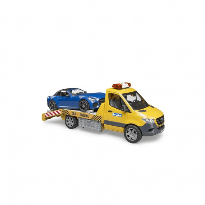 Jucarie - Autoplatforma MB Sprinter cu masina Roadster si modul de sunet si lumini 2675 [6]
