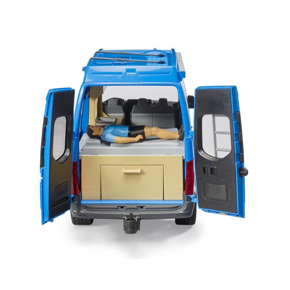 Jucarie-  Mercedes Benz Sprinter Camper cu sofer - Bruder 02684 [5]