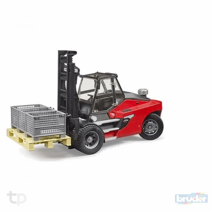 Jucarie - Stivuitor Linde HT160D cu accesorii 02513 Bruder 2513 [3]