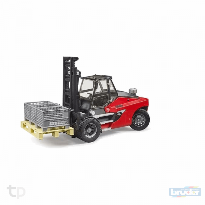 Jucarie - Stivuitor Linde HT160D cu accesorii 02513 Bruder 2513 [4]