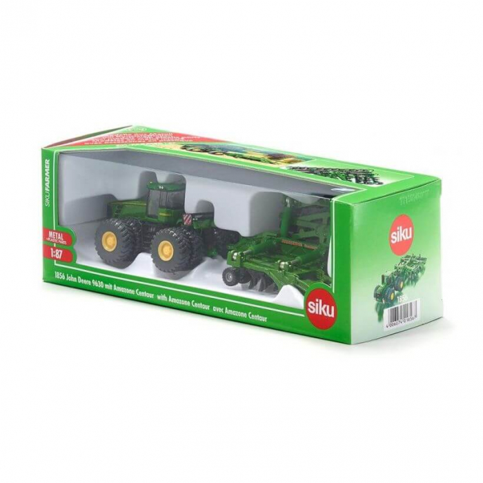 Jucarie - Tractor John Deere 9630 cu cultivator Amazone Centaur 1856 Siku 1:87 01856 [2]