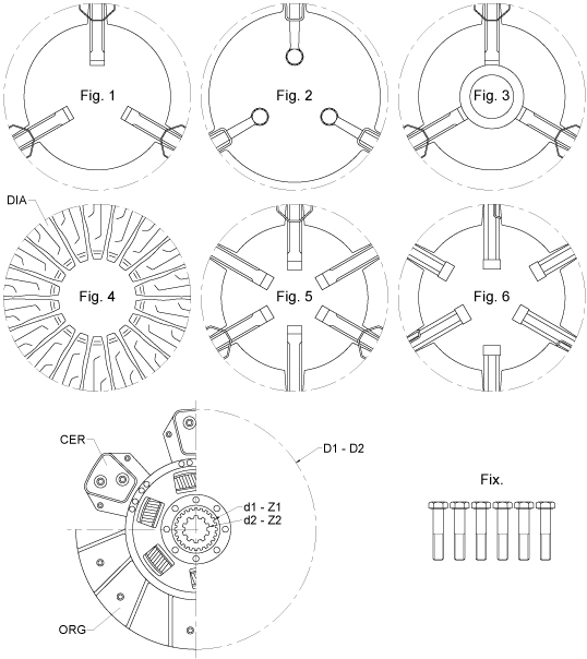 Kit ambreaj Fiat *280 14z 87689657 23/200-1047KT 87689657 [2]