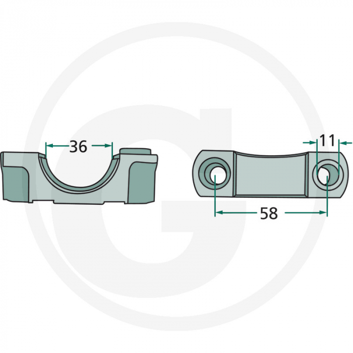 Lagar grebla Deutz-Fahr 64706229599 [2]