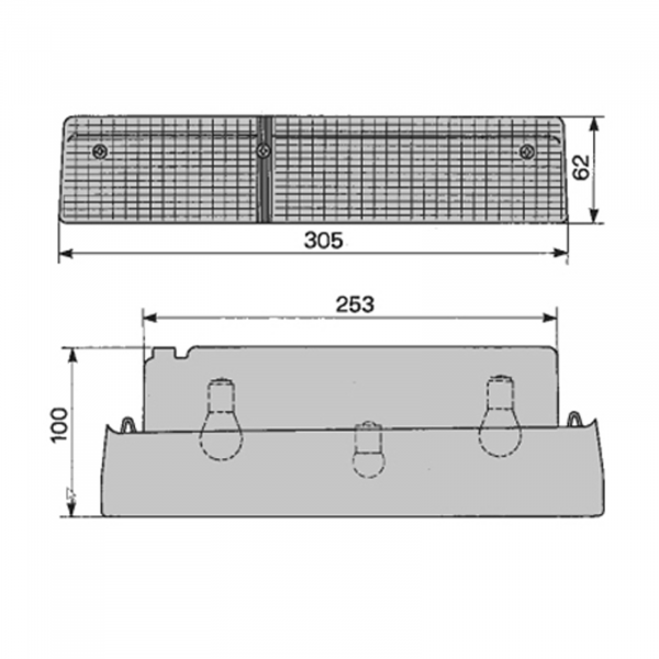 Lampa semnalizare spate - stanga 5124115 1425885M92 SF4997266 280194500 1009441 1009443   [3]