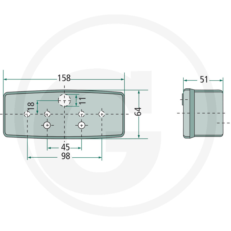Lampa semnalizare spate Hella- stanga 4552SE 997111011 [2]