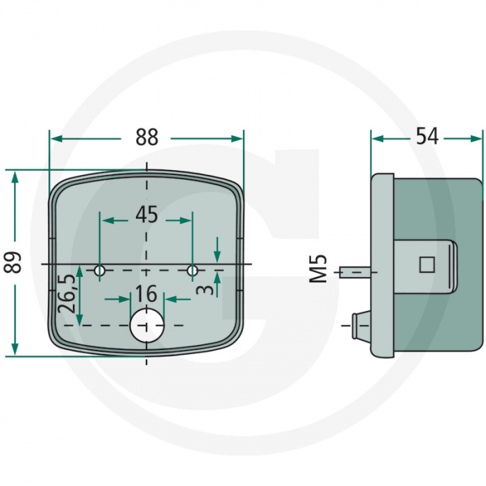 Lampa semnalizare spate IHC - stanga 002776231 4552SD 3223263R91 1205851H1 1532398C1 2SD002776-231 [3]