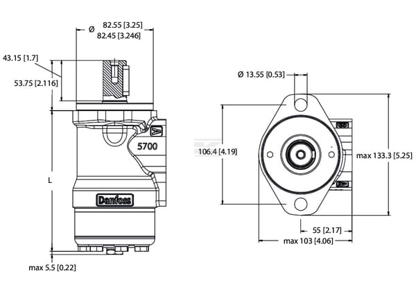 Motor Hidraulic orbital arbore 1" Z6 A2 | Tehnica Popan [4]
