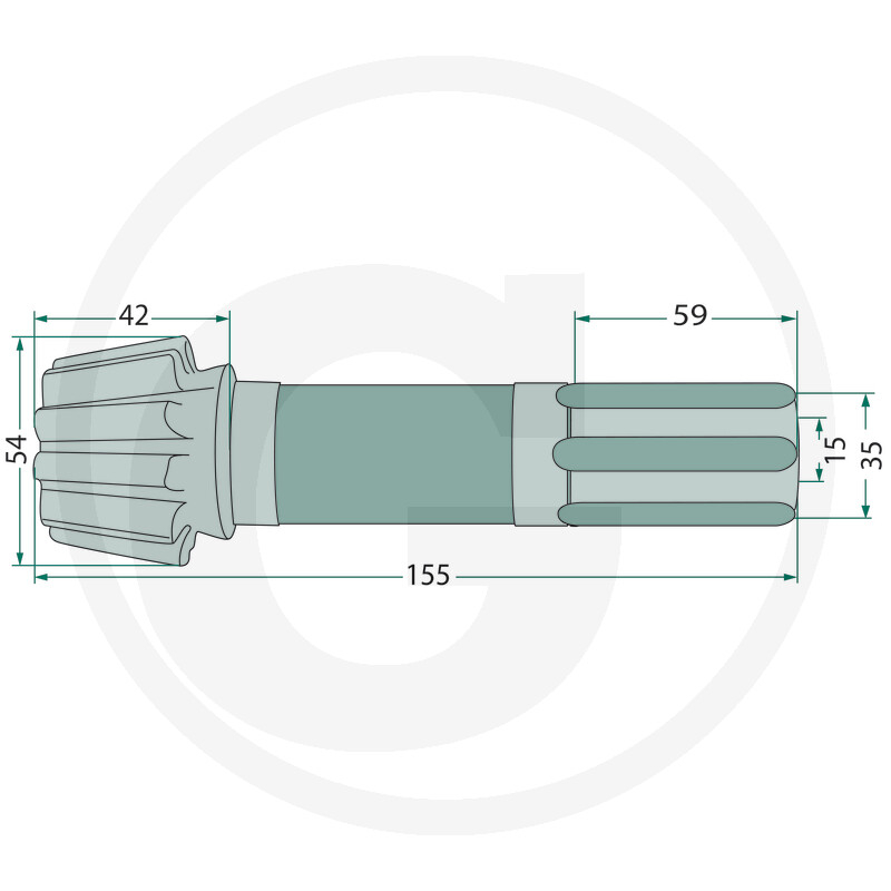 Pinion 12Z grebla Sip Star  153432208 Sip [2]