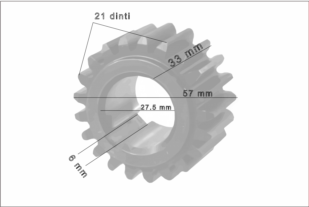Pinion pompa vidanja 21Z MEC 5000 M 12 40509981094019305204743 [2]