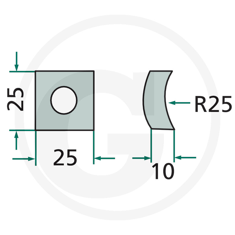 Piulita concava grebla JF-Stoll  0673360, 0621820 Stoll (JF-Stoll) [2]