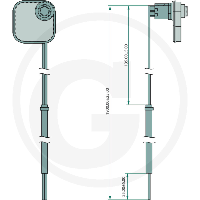Placa Joystick cu un buton 87002324 [2]