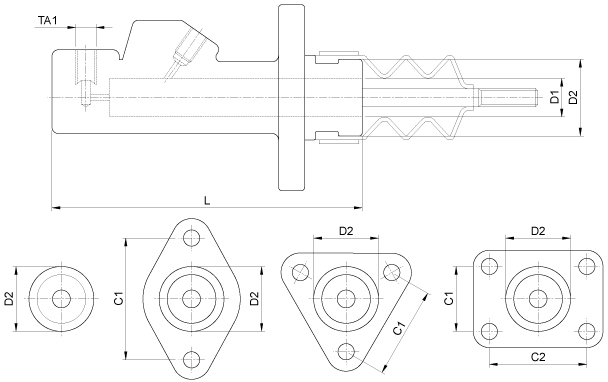 Pompa ambreiaj Fiat 23/226-5 5119606 LA5119606 [2]