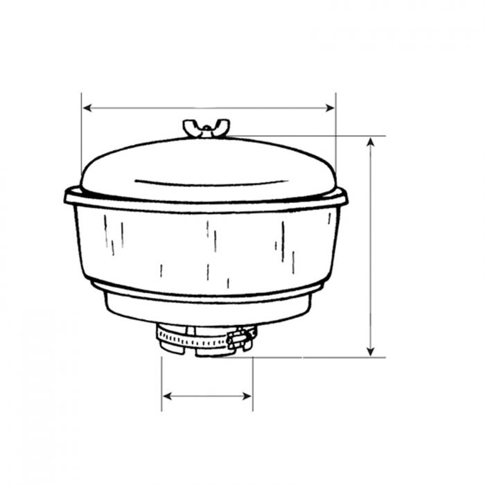 Prefiltru - 185 x 150 x 76 52519289 3618839M1 193867A1   [2]