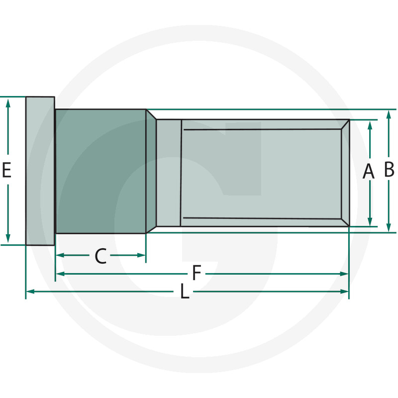 Prezon roata M20 x 1,5 L68 mm  309F010 FAD [2]