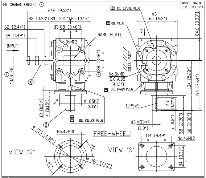 Reductor -multiplicator unghiular Comer 1:3 TL310J [4]