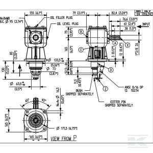 Reductor -Multiplicator LF-205J ,1:1.92, 22 KW  Comer [2]