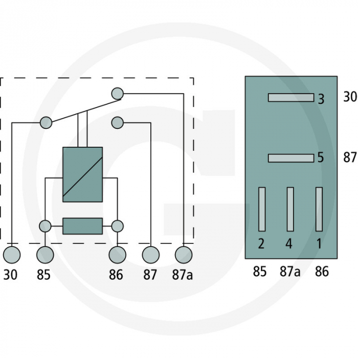 Releu V23074 5 pini 50712052 AL76702 75613177 [2]