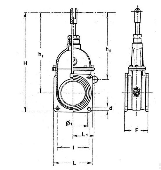 Robinet 6'' cu 2 flanse 6000073   [3]