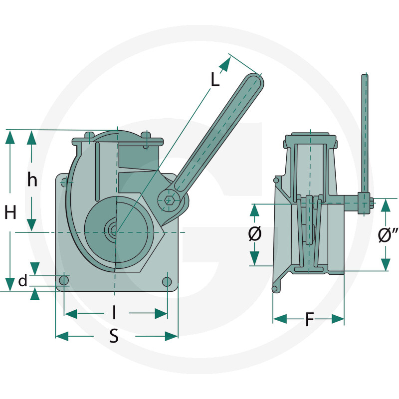 Robinet cu maneta flansa-filet 6'' ARZO0034150000 [2]