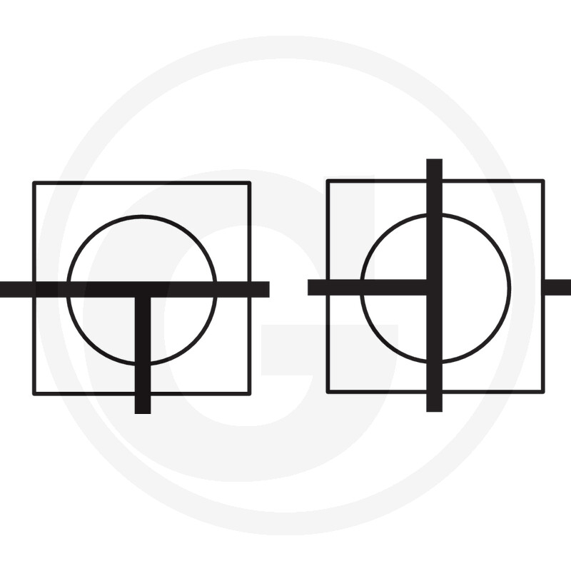 Robinet cu trei cai, BKH-3T-12L-DN 10 - M18 x 1,5 - T [4]