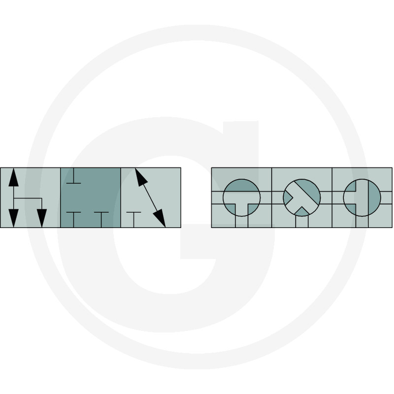 Robinet cu trei cai, BKH-3T-12L-DN 10 - M18 x 1,5 - T [3]