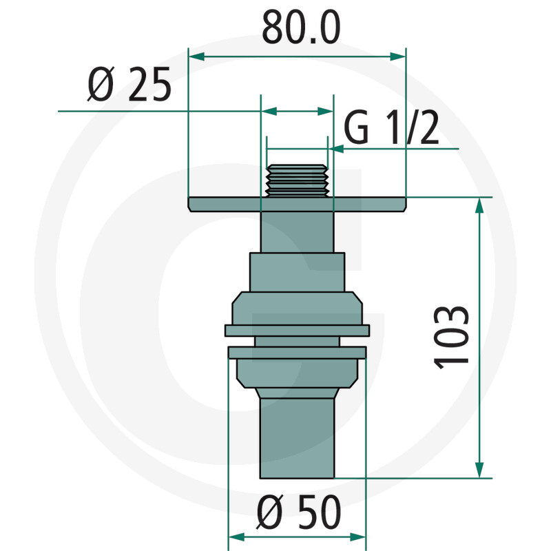 Robinet de spalare, erbicidare Lechler A510.100.00.00.00 Lechler [3]