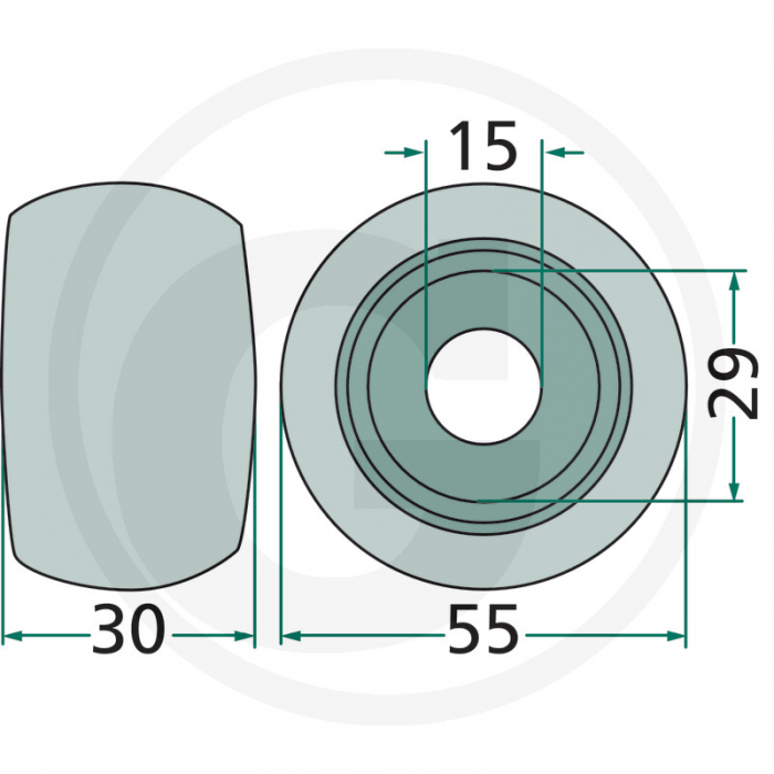 Rola grebla FELLA 4059139393213 647123570   [2]