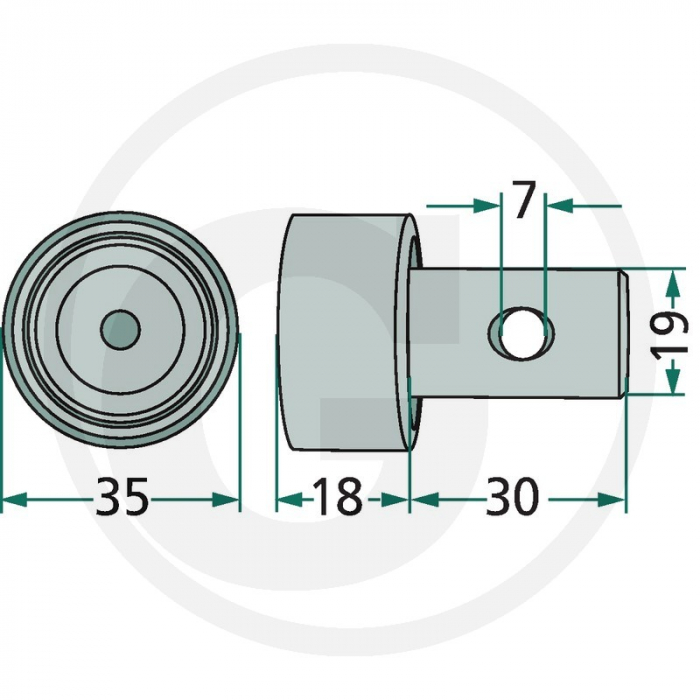 Rola grebla KUHN 57533300 57642800   [2]