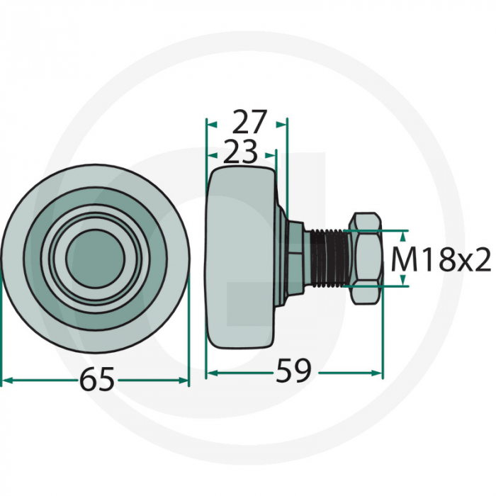 Rola presa Welger 1121160500 0924500400   [2]