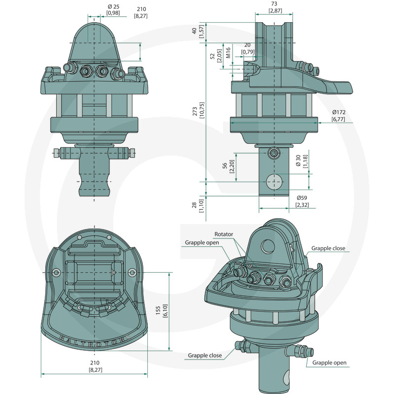 Rotator pentru graifar forestier 4,5 t [2]