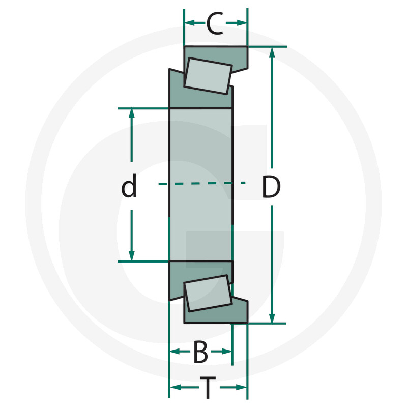 Rulment conic   70x110x19 mm - 32014 [2]