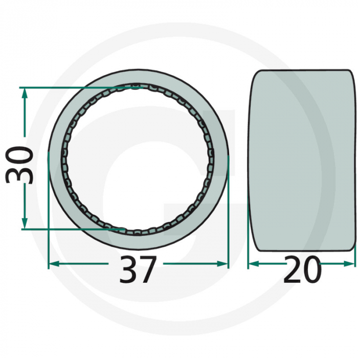 Rulment cu ace 557HK3020 HK3020-B HK3020 [2]