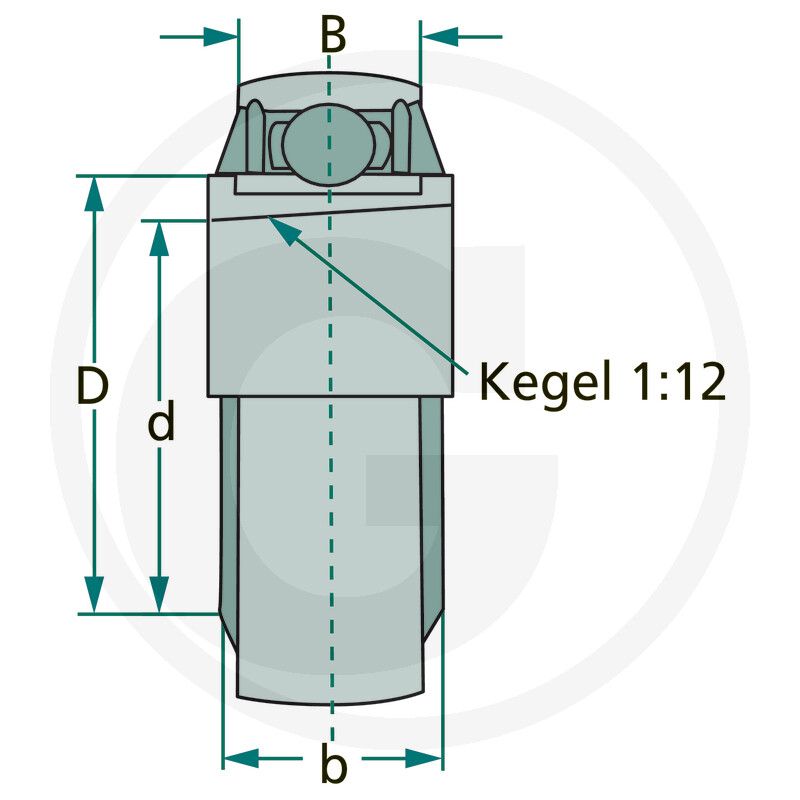 Rulment cu bile UK208   Granit Parts [2]