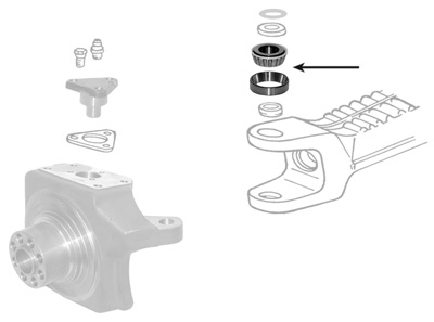 Rulment pivot APL325 1342525C1 1342525C2 81416C1 81417C1 83958377 AL63617 JD10252 JD10253 JXAL63617 ZP0750117306 [2]